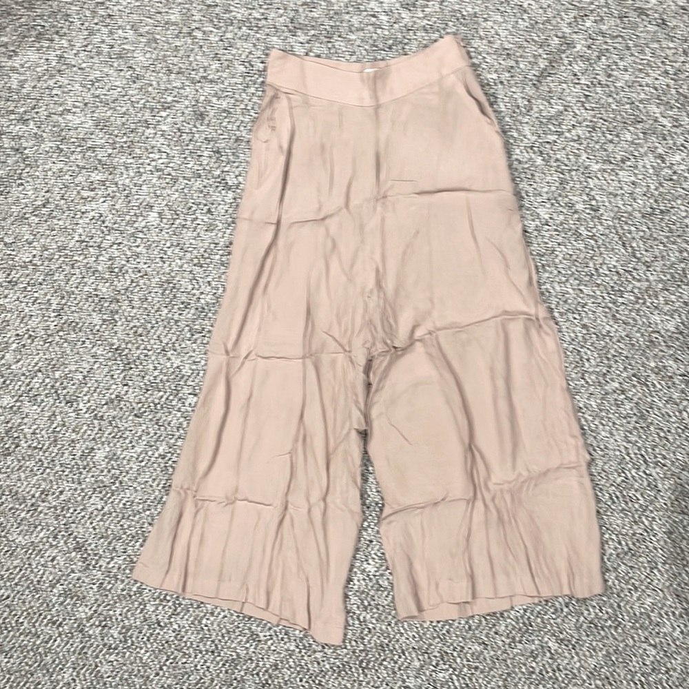 Beige Flowy Pants